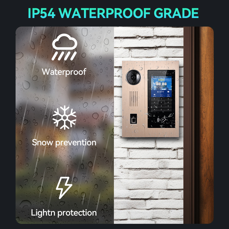 Leelen Interfono Con Video Linux Wireless Smart Doorbell Video Intercom TCP / IP Intercom System for Apartment Video Door Phone