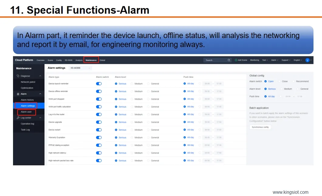 Alarm Function 1