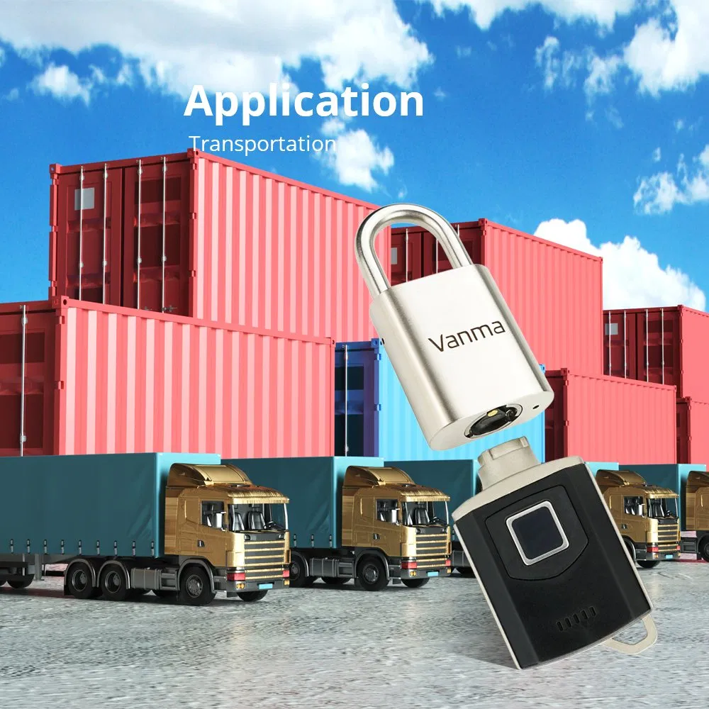 Vanma IP68 Security Electronic Padlock Stainless Steel Rugged Smart Lock and Keys System