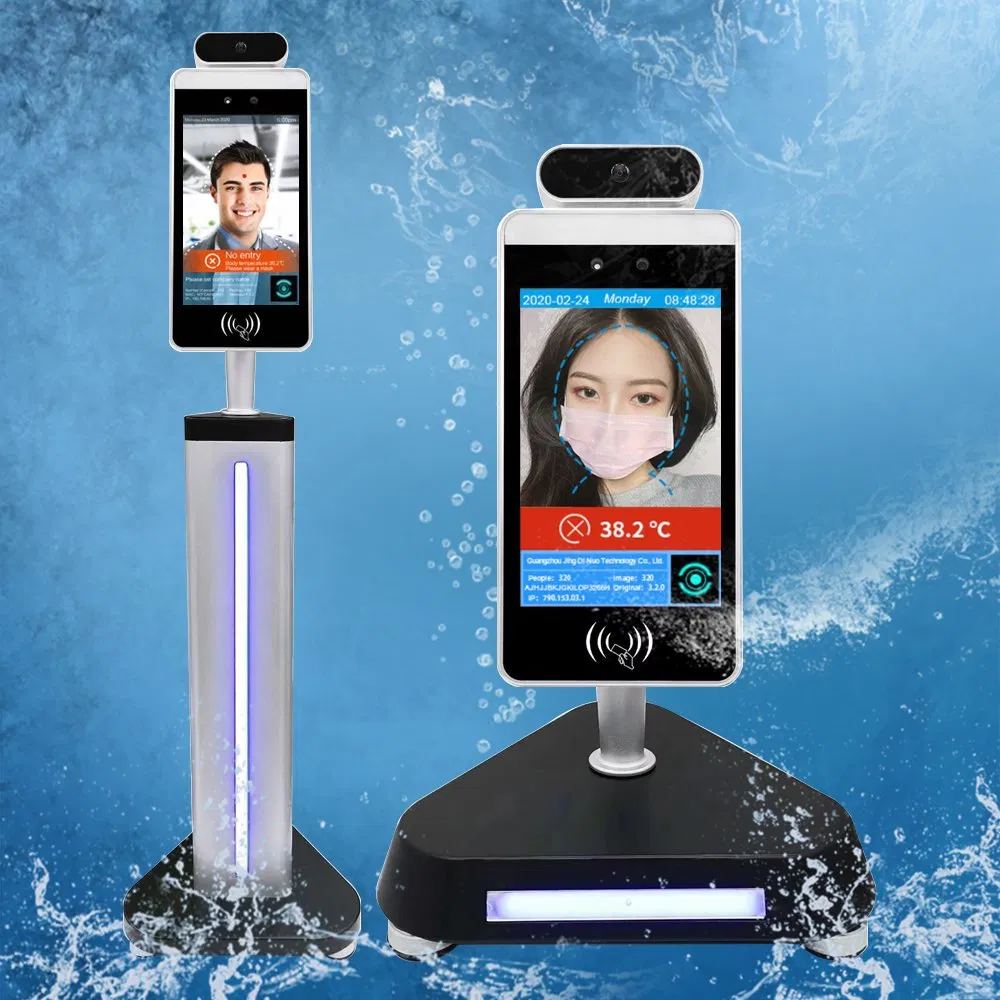 Time Clock Attendance System Access Control Sdk Android Biometric Temperature Face Facial Recognition Device with Camera