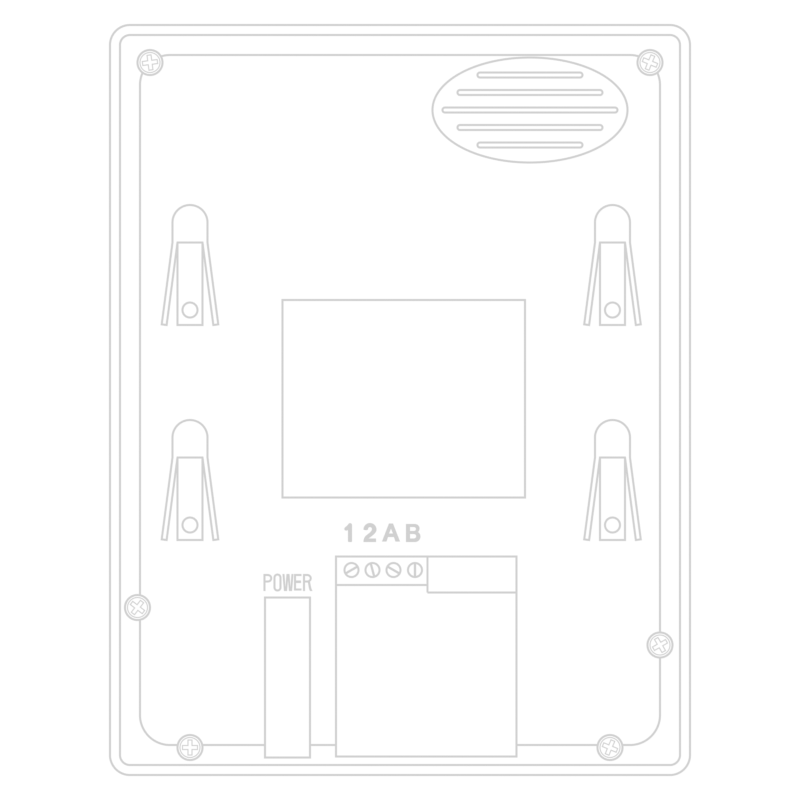 Villa Video Entry System 4.3 Inch Screen Indoor Monitor 2 Wires Connect Outdoor Camera Support Night Vision Video Doorphone
