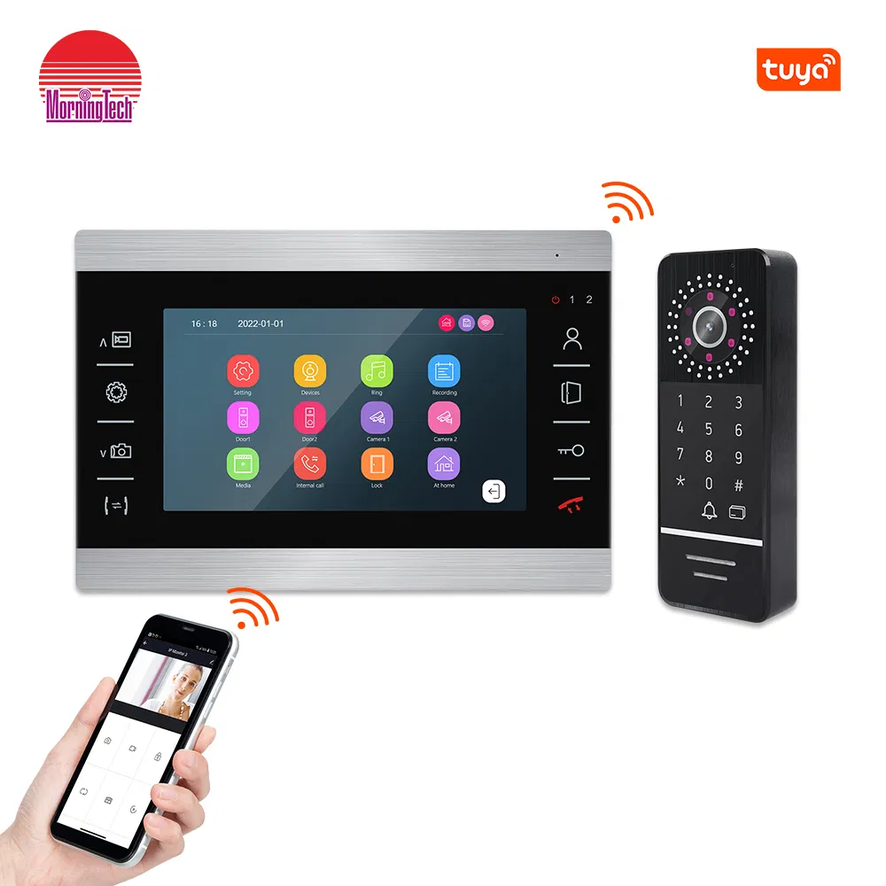 New Wireless Video Doorbell Video Camera Intercom Doorphone Door Entry System