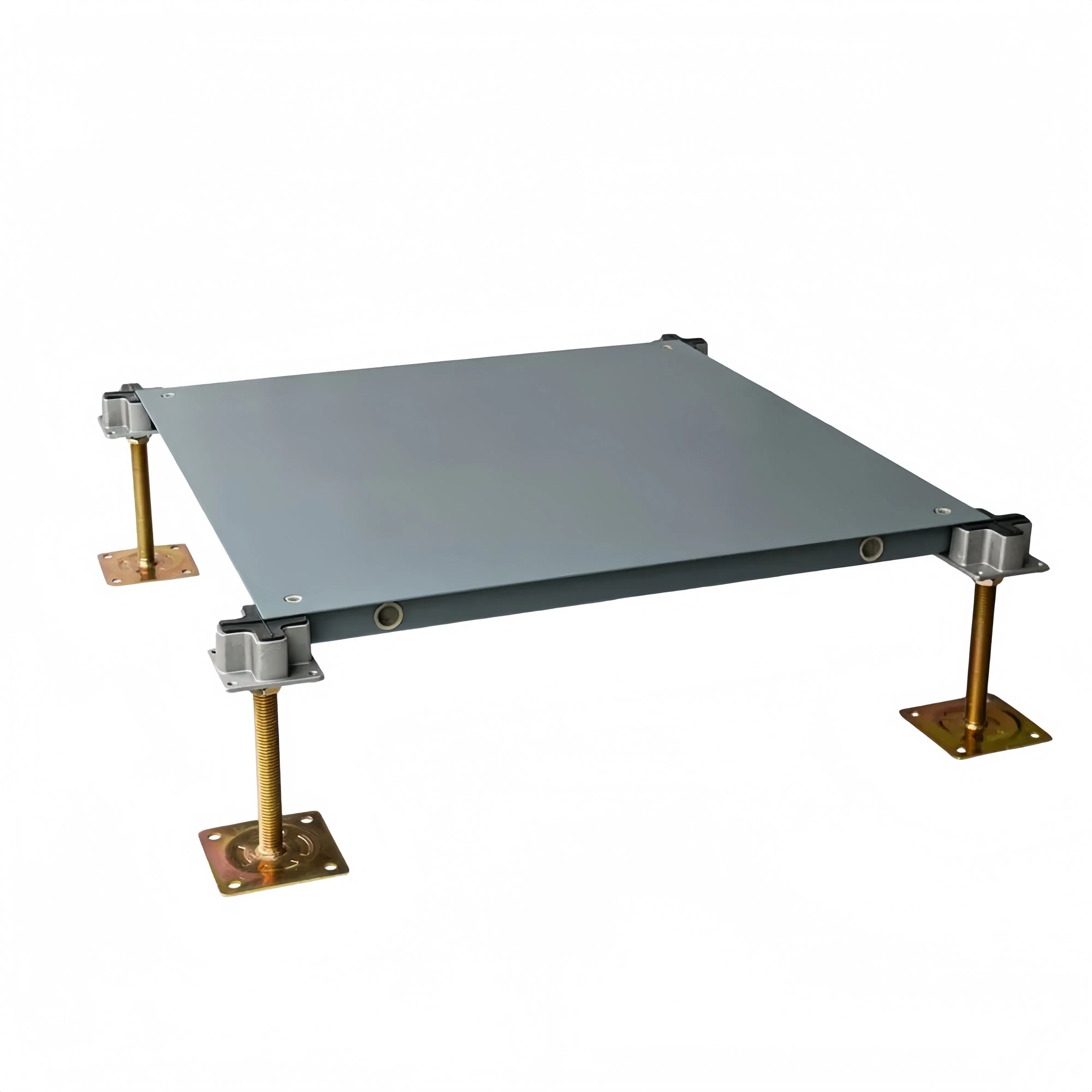 Steel Raised Access Floor System: Cement-Filled, High-Strength &amp; Available in Carpet/Rubber/Stone/Ceramic Surfaces