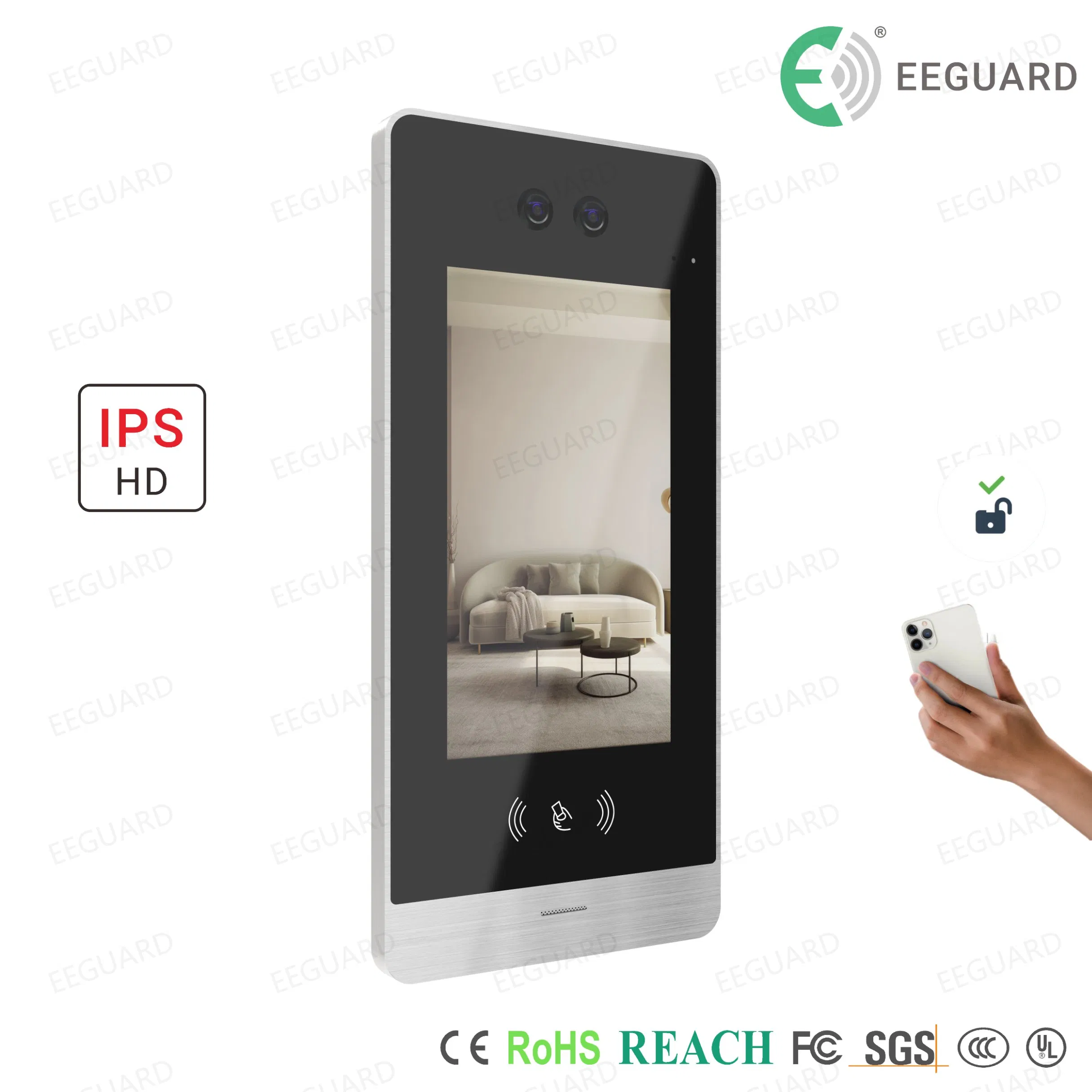 Multi-Apartment Video Intercom System with 7-Inch Touchscreen and Qr Unlock