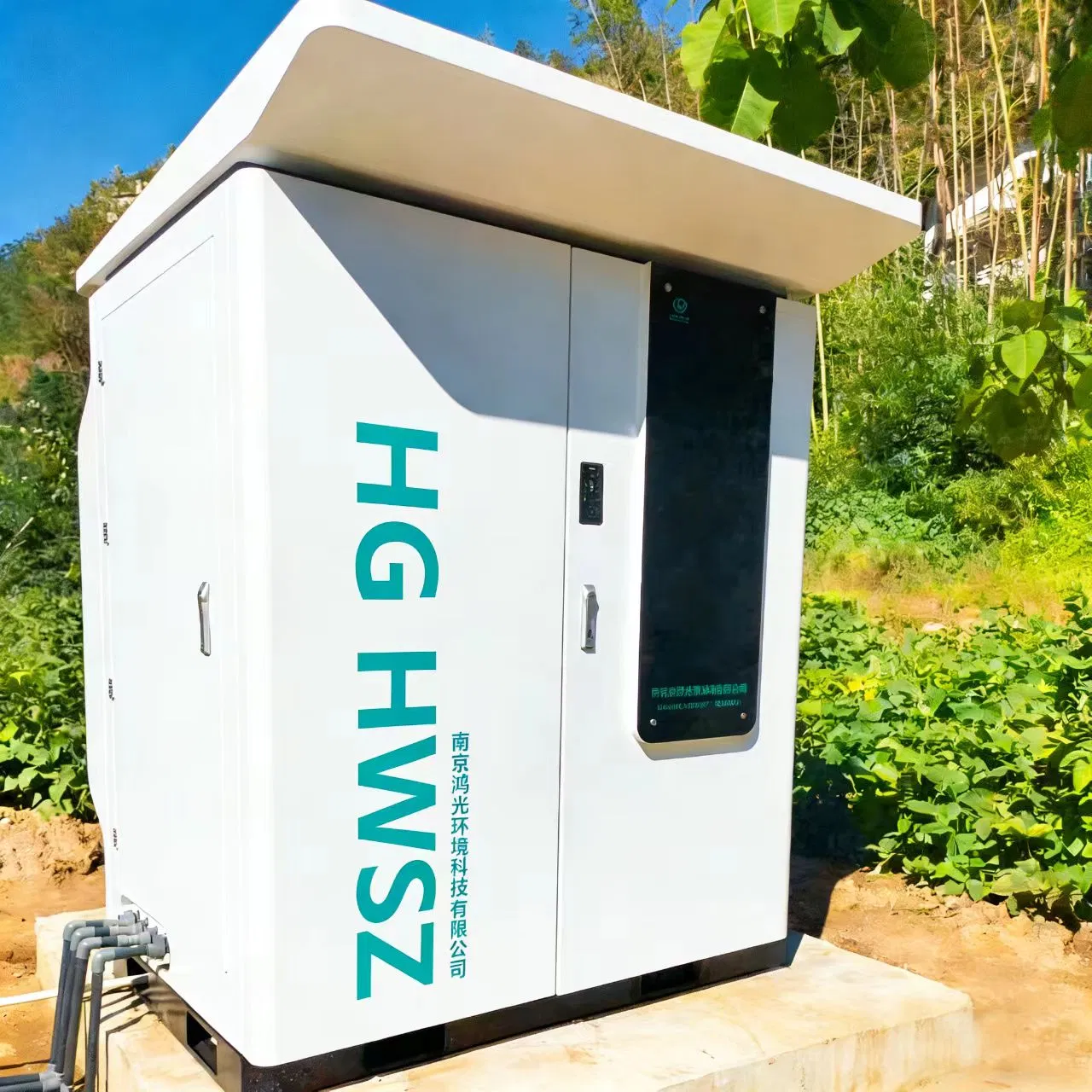 Fully automatic water quality monitoring system -Small-scale outdoor integrated design -Total phosphorus, total nitrogen and ammonia nitrogen monitoring station