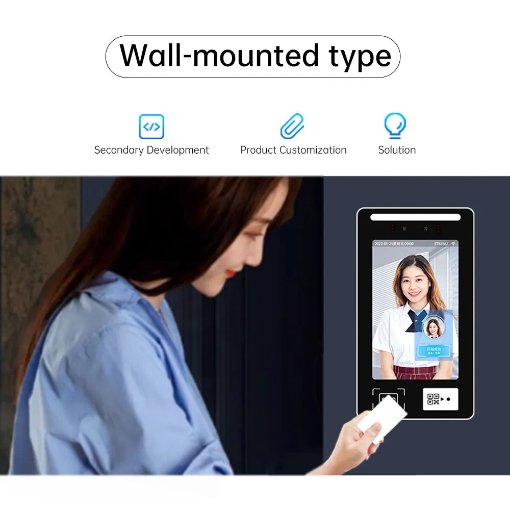 Biometric Attendance Machine Access Control Device - 99.98% Accuracy Face+Card+Qr Code Indoor Outdoor Face Recognition