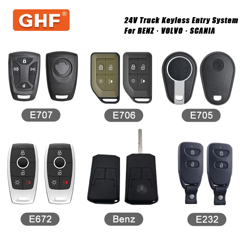 24V Universal Car Remote Central Kit Door Lock Locking Milano Keyless Entry System for Man Truck