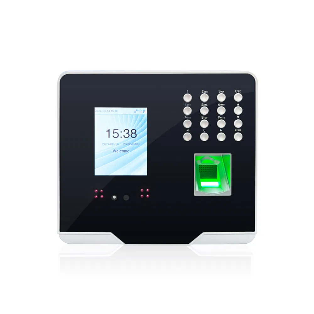 Biometrics Access Control System Facial Detection Fingerprint Time Attendance Device with Built-in Battery