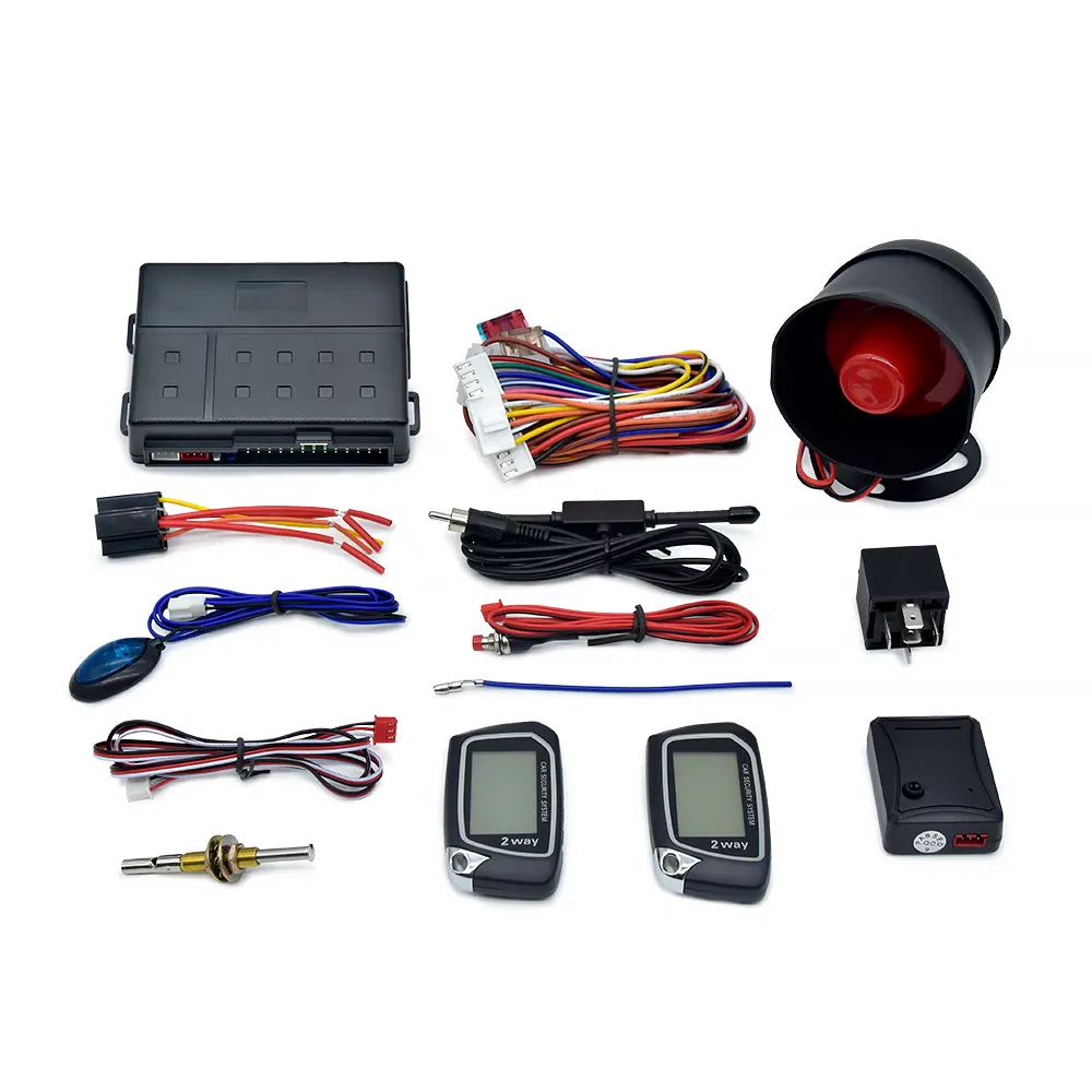 Hot Selling Product Start and Stop 2 Way Voice Car Alarm System Car Central Locking System Car-Safety
