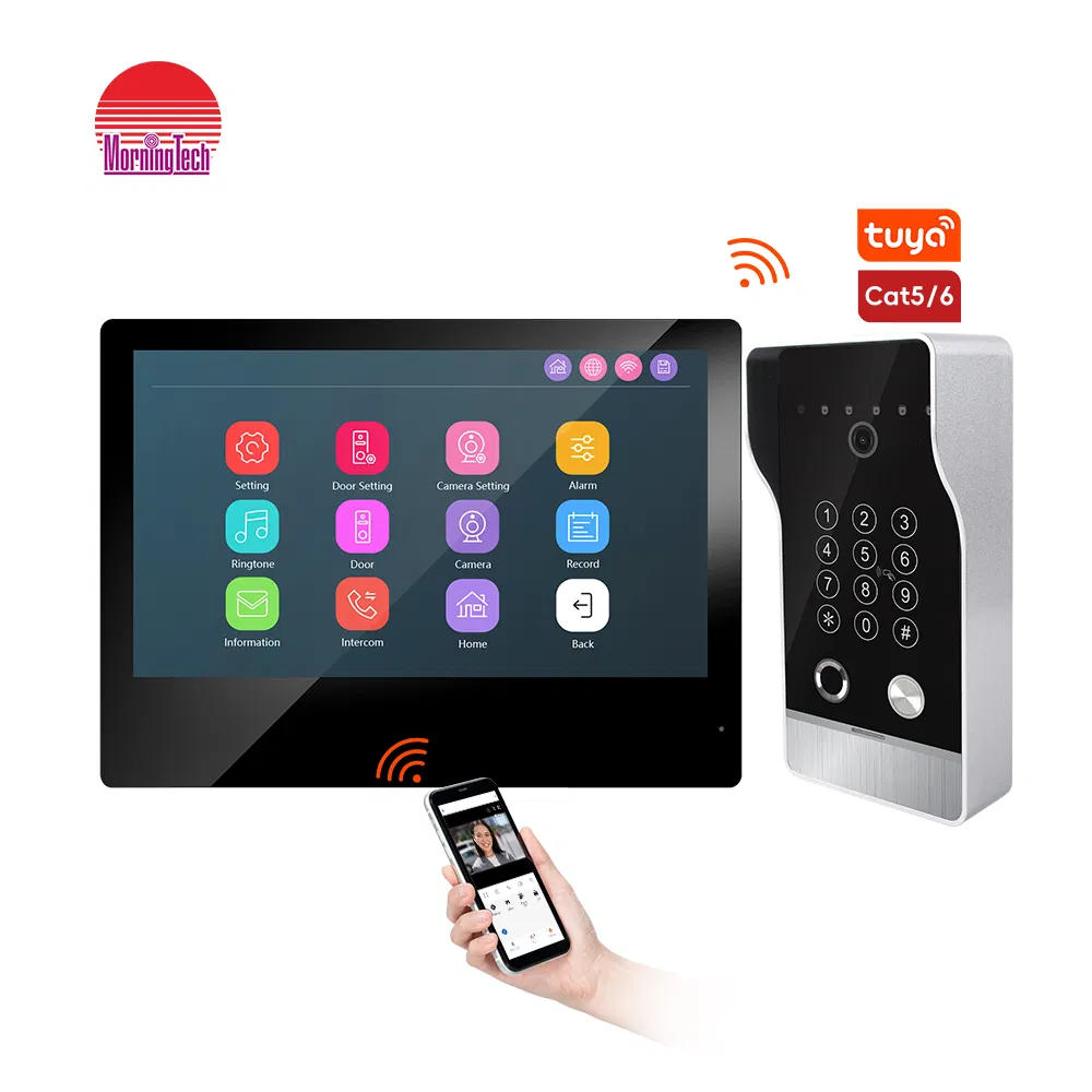 Tuya Smart IP Video Intercom System Doorbell with 10.1-Inch Screen for Villa