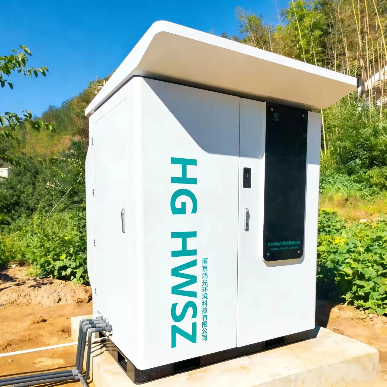 Fully automatic water quality monitoring system -Small-scale outdoor integrated design -Total phosphorus, total nitrogen and ammonia nitrogen monitoring station