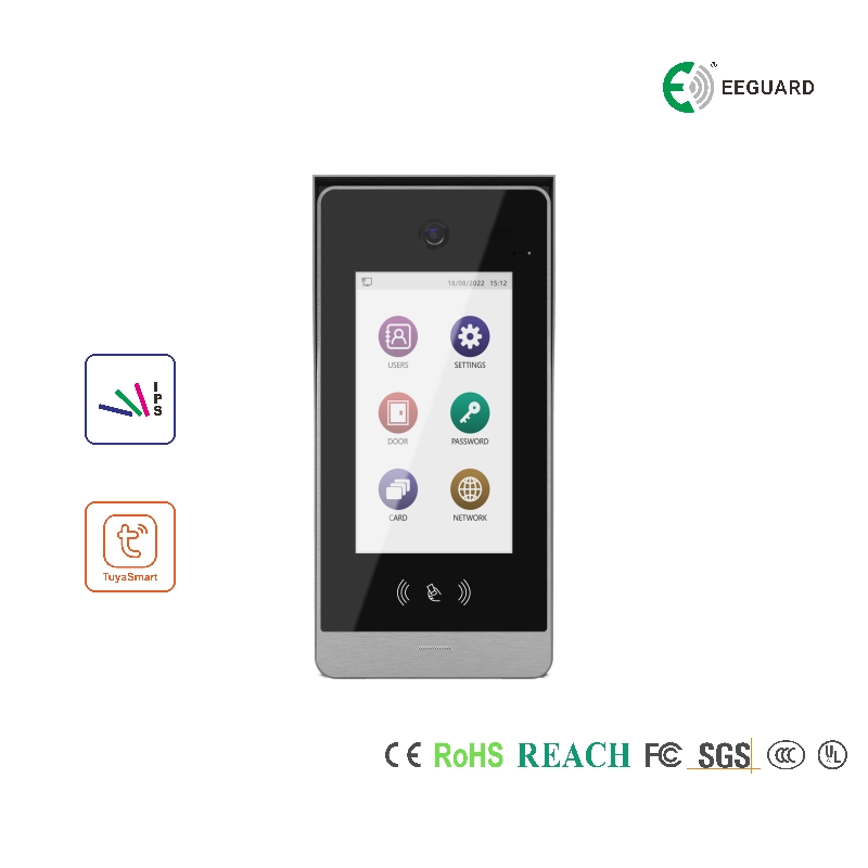 IP Video Doorphone Intercom System with 7" Touchscreen and HD Camera