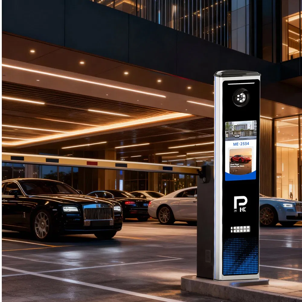 Professional Grade High-Quality Cloud-Based License Plate Recognition System Parking Management with LED/LCD Large Screen for Airport Staff Parking Lot