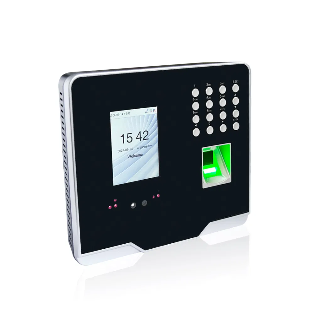 Biometrics Access Control System Facial Detection Fingerprint Time Attendance Device with Built-in Battery
