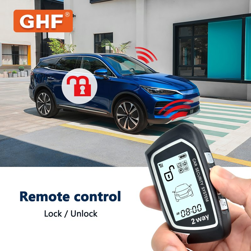 Best Selling Universal Lora Technology Keyless Entry System Automobile Vehicle LCD Smart Car Key