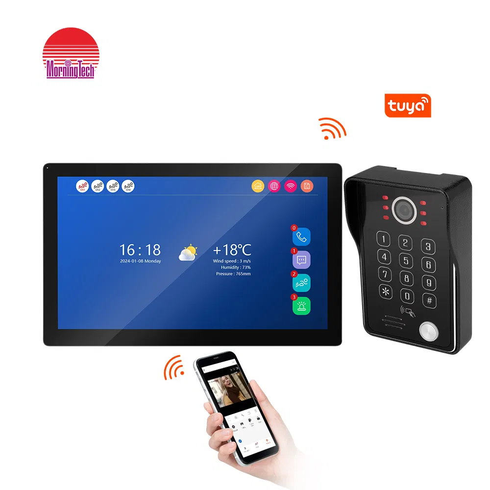 Wired Home Video Door Phone Intercom Entry System Building 4wire 1080P