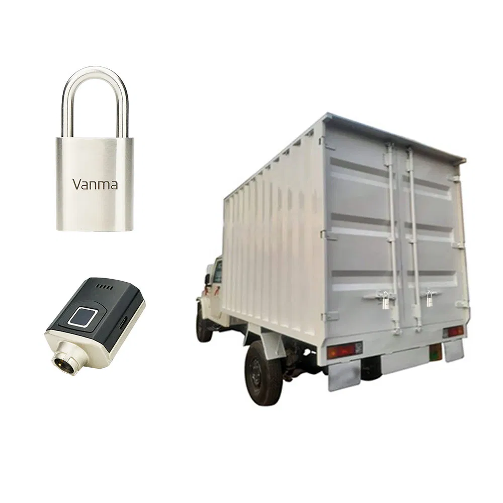 Vanma IP68 Security Electronic Padlock Stainless Steel Rugged Smart Lock and Keys System