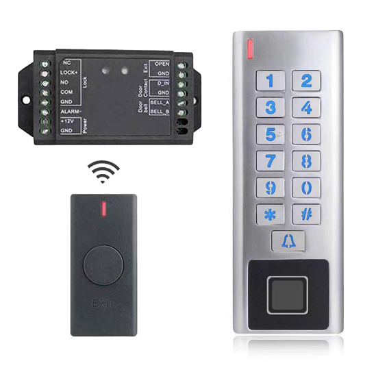 Keypad Waterproof Smart Access Control Kit RFID Door Access Control System with Doorbell Button (S1XD-W)
