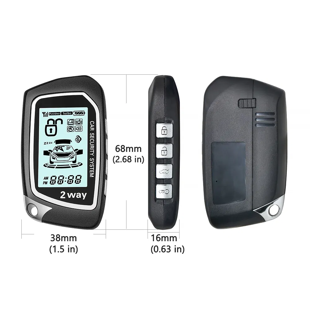 Hot Selling Product Start and Stop 2 Way Voice Car Alarm System Car Central Locking System Car-Safety