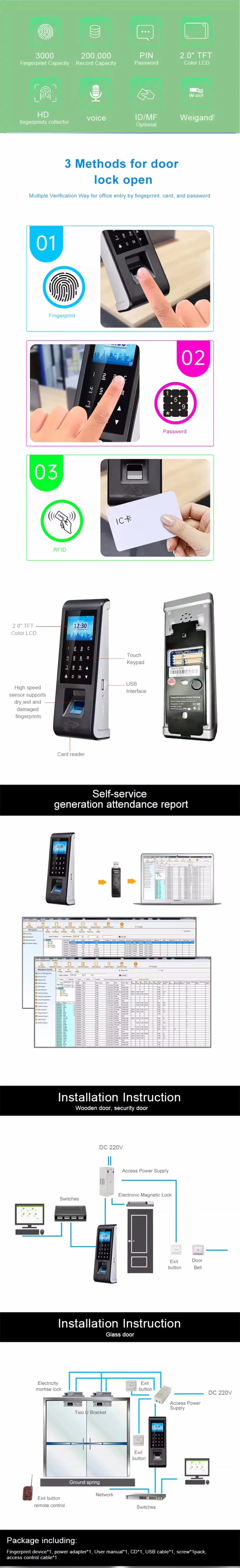 Biometric Device Dimensions