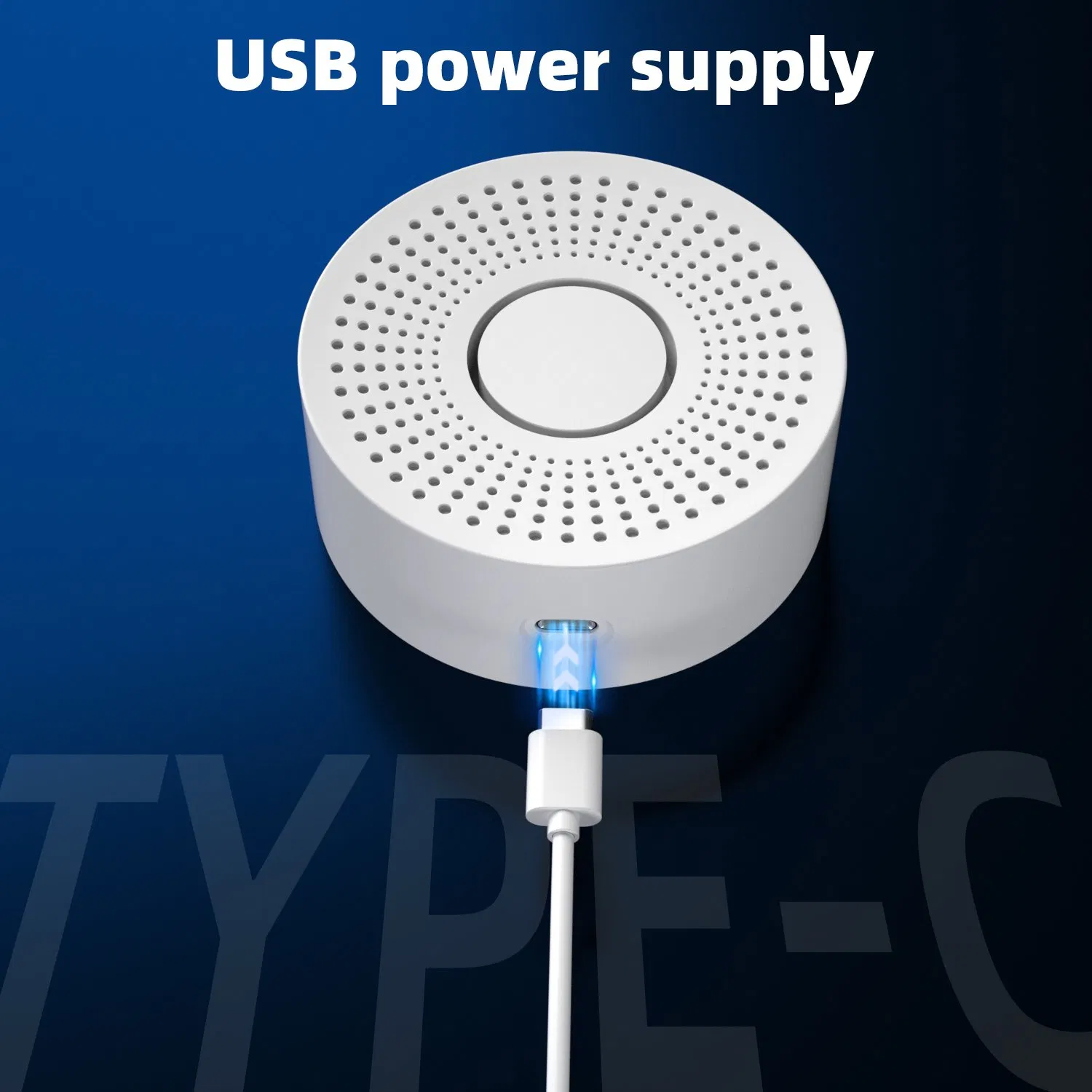 Tuya Integrated Wireless Home Smoke Detector and Fire Alarm System