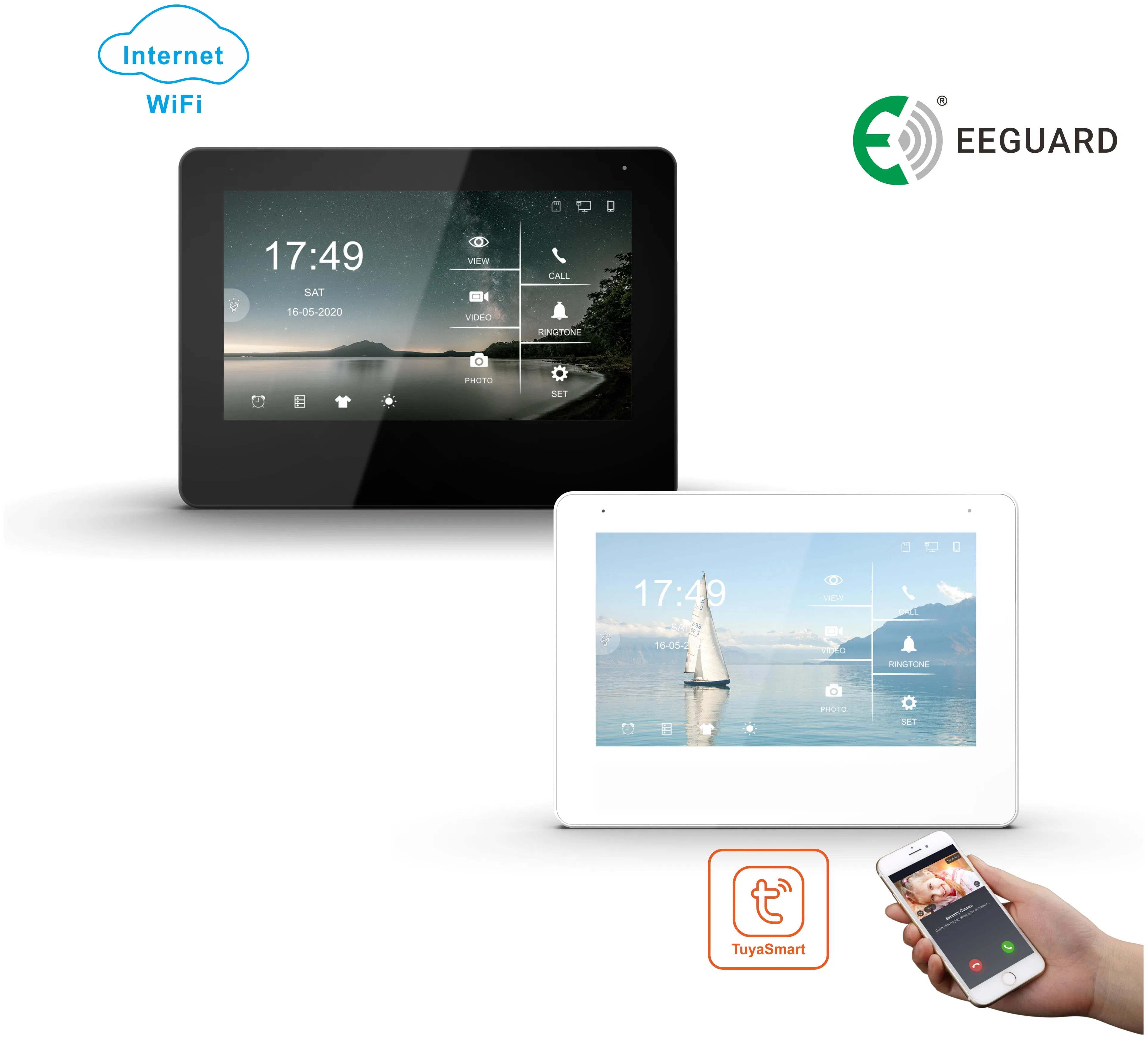 Tuya Smart Video Door Phone System with RFID Unlock for Villa Intercom