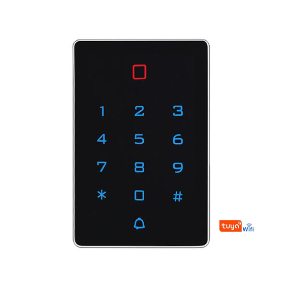 Durable High Efficiency ABS Keypad 125kHz Em/ID Card Readerfrequency WiFi Access Control System Wiegand Interfaces Plastic (ST12D (EM IP68))