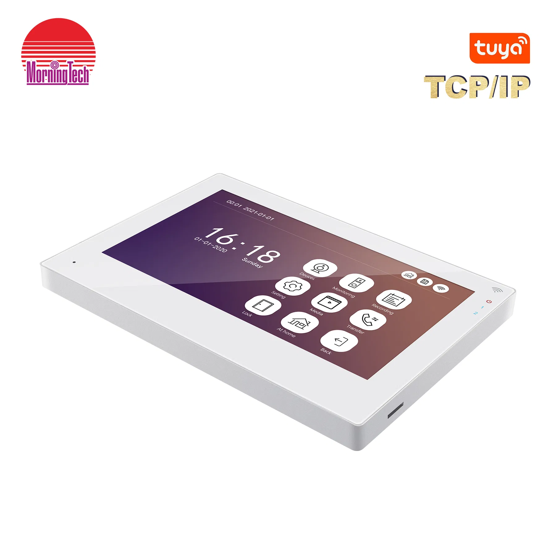 OEM TCP/IP WiFi Video Doorbell IC Card Unlock IP65 Intercom System Villa