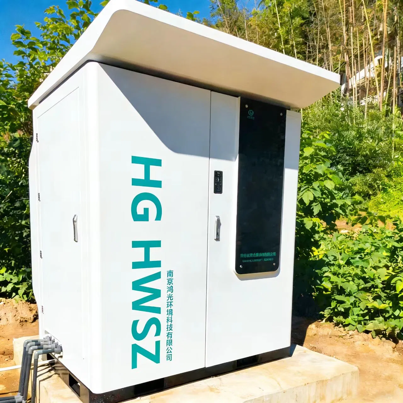 Fully automatic water quality monitoring system -Small-scale outdoor integrated design -Total phosphorus, total nitrogen and ammonia nitrogen monitoring station