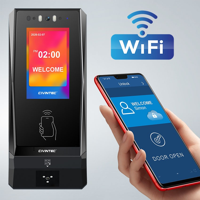 CT10 WiFi Lorawan Cloud Real Time HTTP BLE RFID NFC Reader with Auto Camera for Access Control System with Sdk API