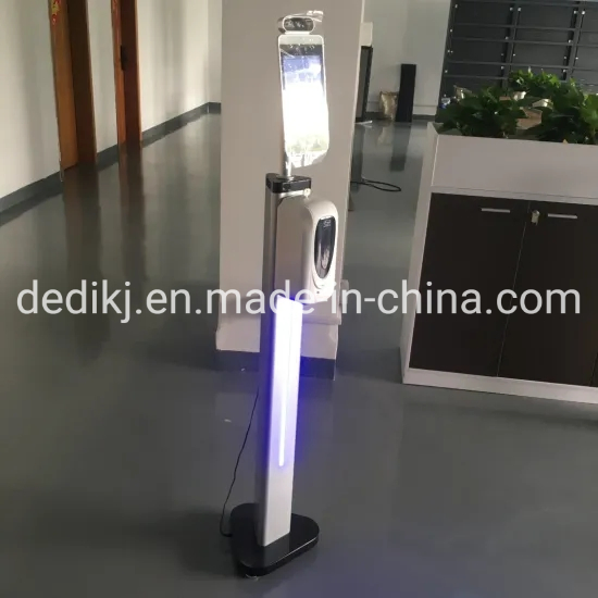 8 Inch LCD Screen Facial Card Access System Body Temperature Measuring Face Recognition