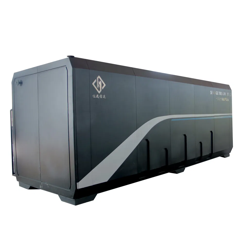 Automatic Control Wastewater Unit Integrated Sewage Treatment System with Remote Monitoring