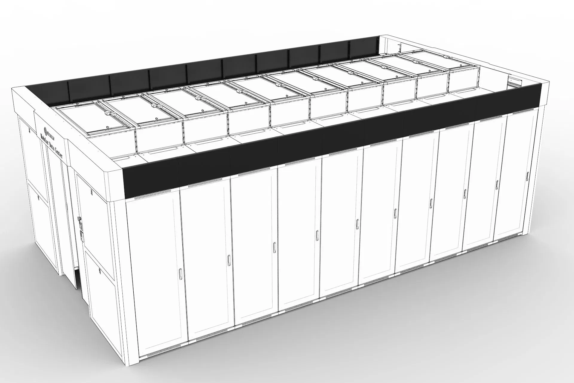 Cold Aisle Containment System Cac Professional Networking Solution for Server Data Center