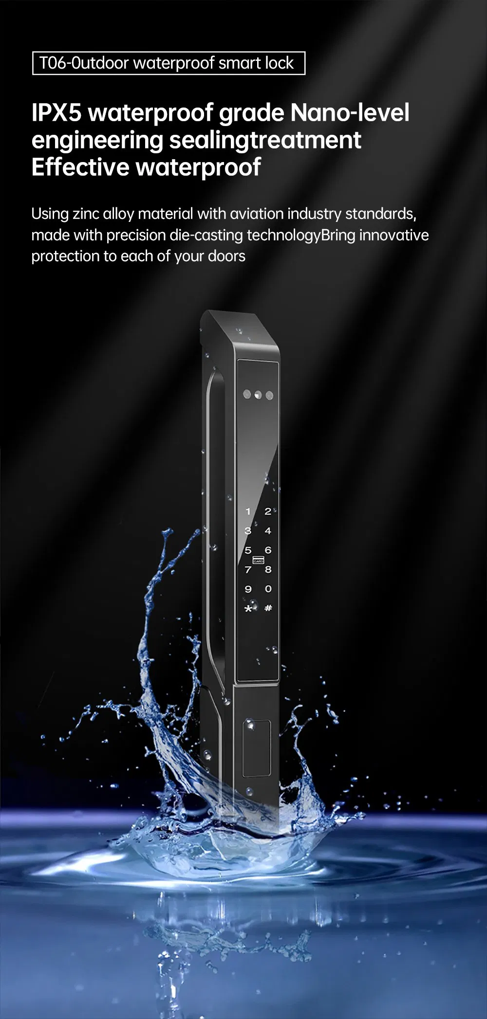 Advanced Smart Lock System for Wooden Doors by Tuya