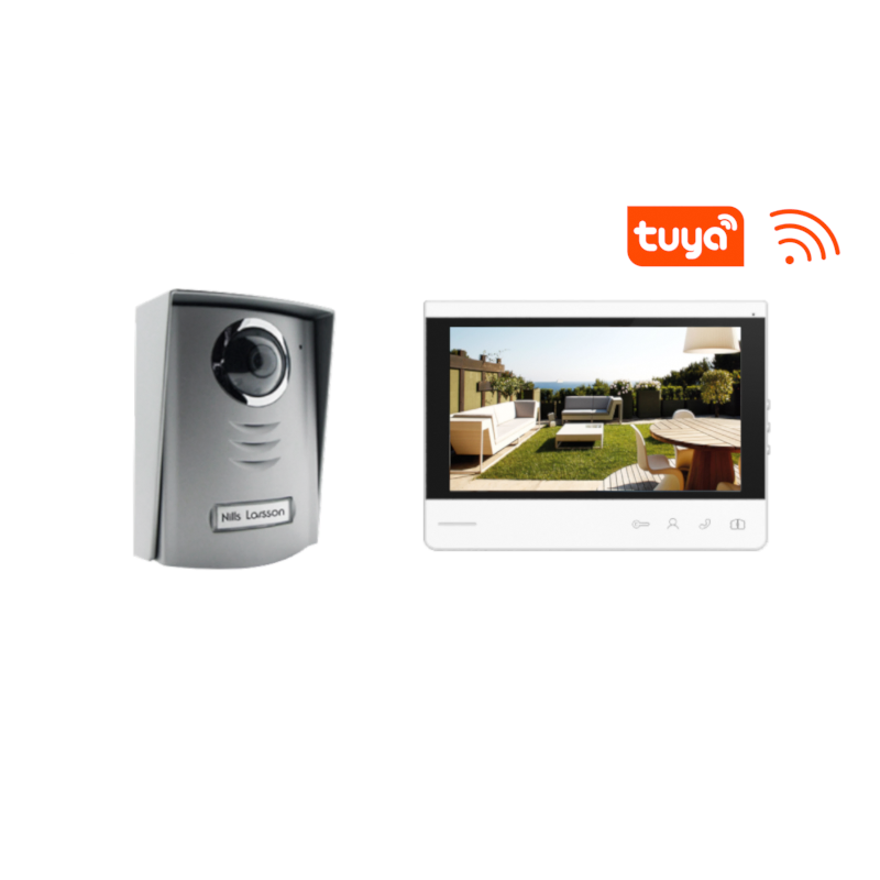 2 Wires Monitor and Outdoor Unit Waterproof Home and Villa Safety System WiFi Video Doorphone