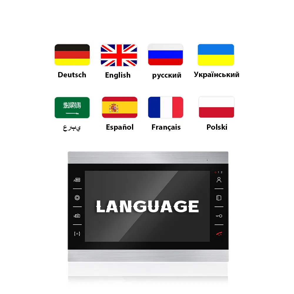 10 Inch 1080P Tuya Smart Wireless WiFi Video Entry Intercom System