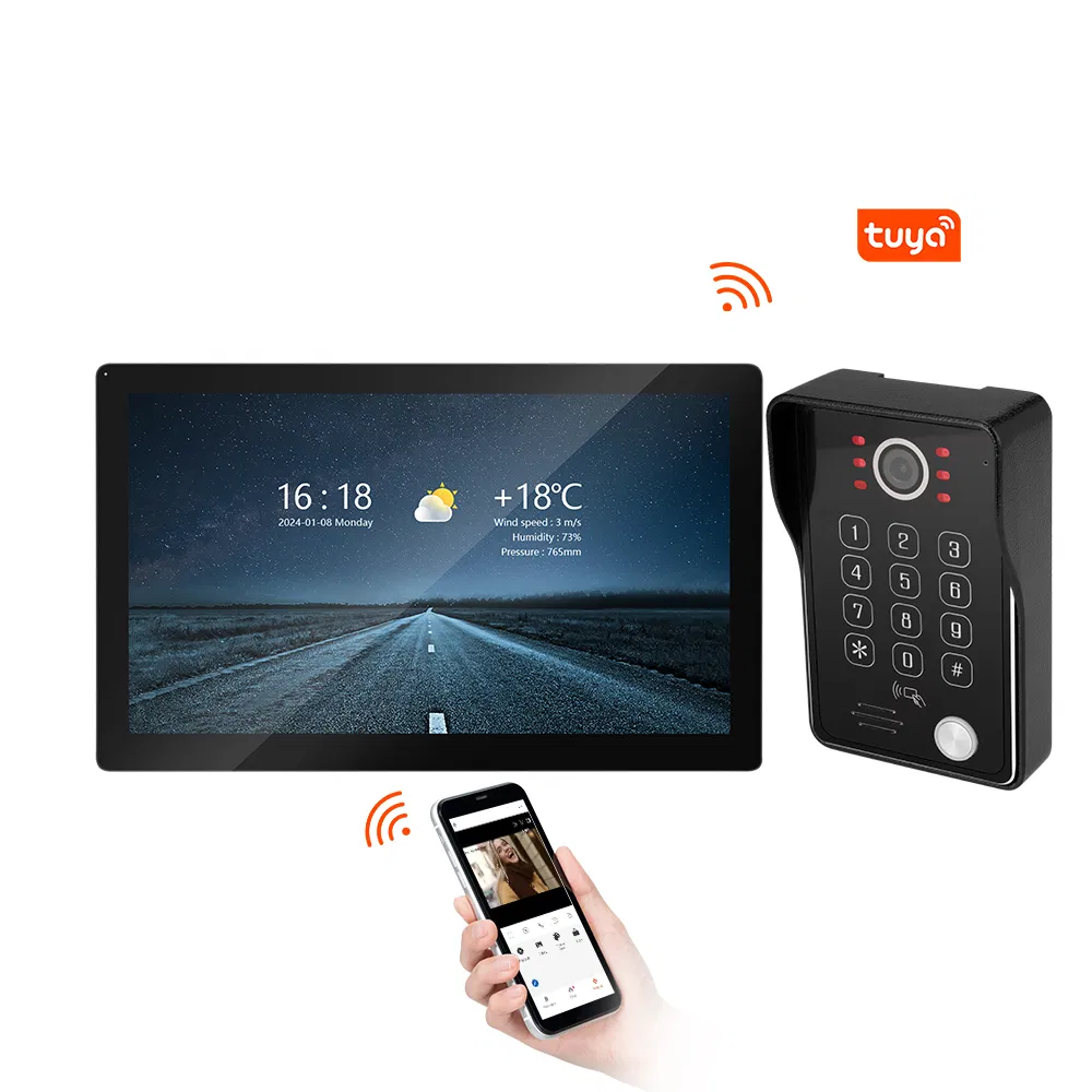 Wired Home Video Door Phone Intercom Entry System Building 4wire 1080P