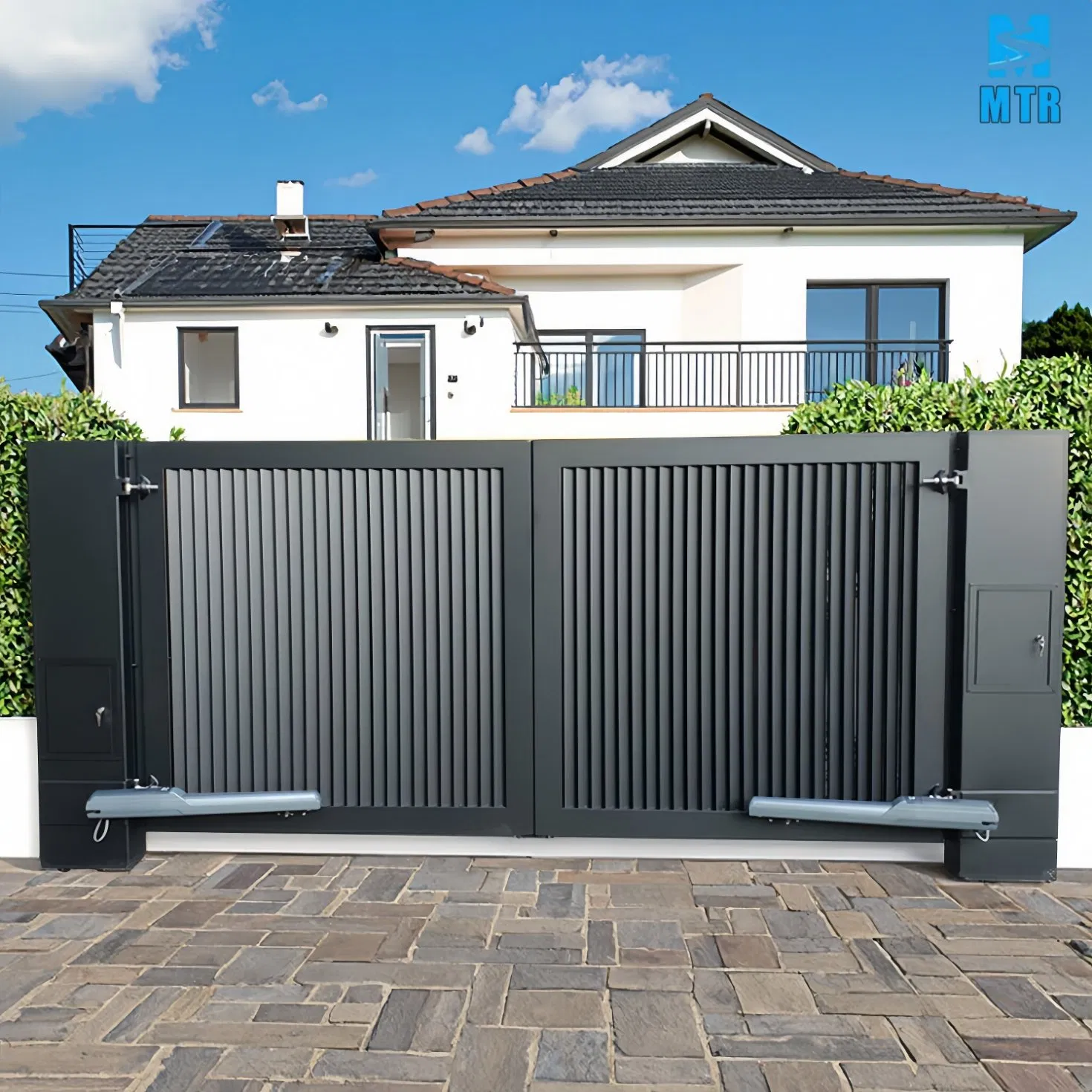 Villa Garden Entry Decorative Gates Automatic Electric System for House Villa