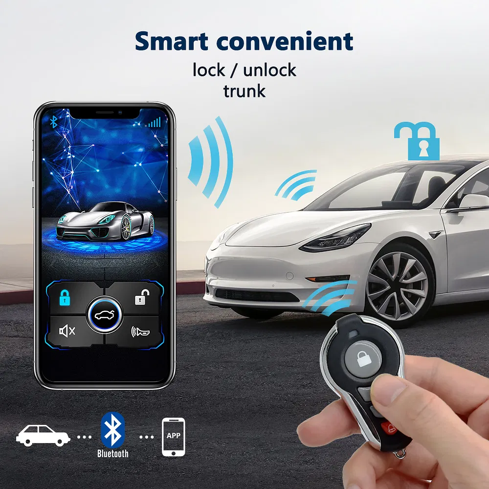 Anti-Theft Keyless Access Sistema De Seguridad Inteligente Para Auto-Car Alarm System