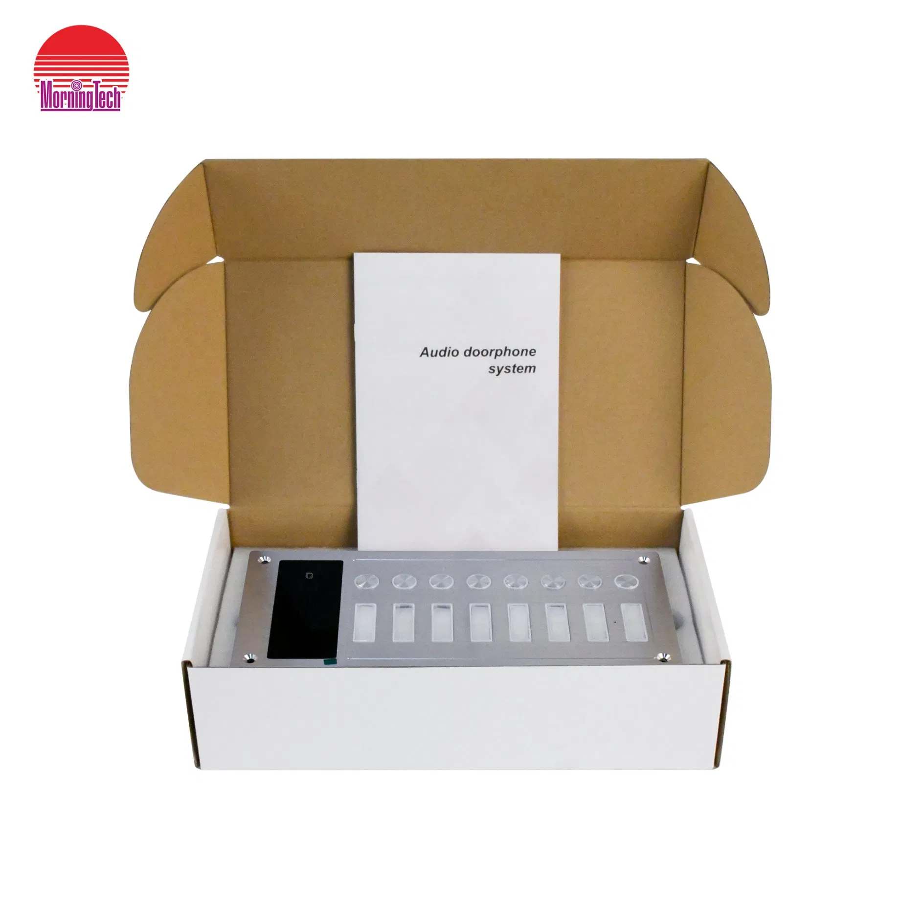 Building Apartment Audio Door Entry Intercom System for 8 Apartments