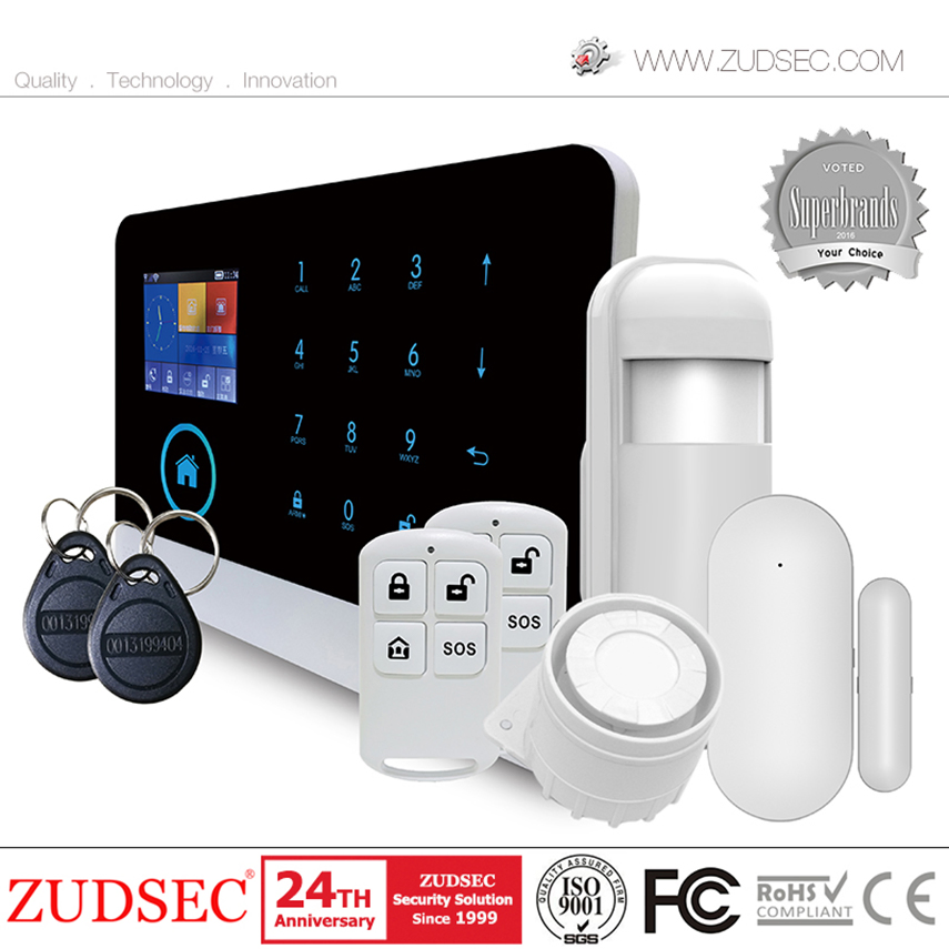 Factory Supply Best Smart Life Intrusion Anti-Theft Intruder GPRS WiFi Burglar GSM Wireless Home Security Alarm System