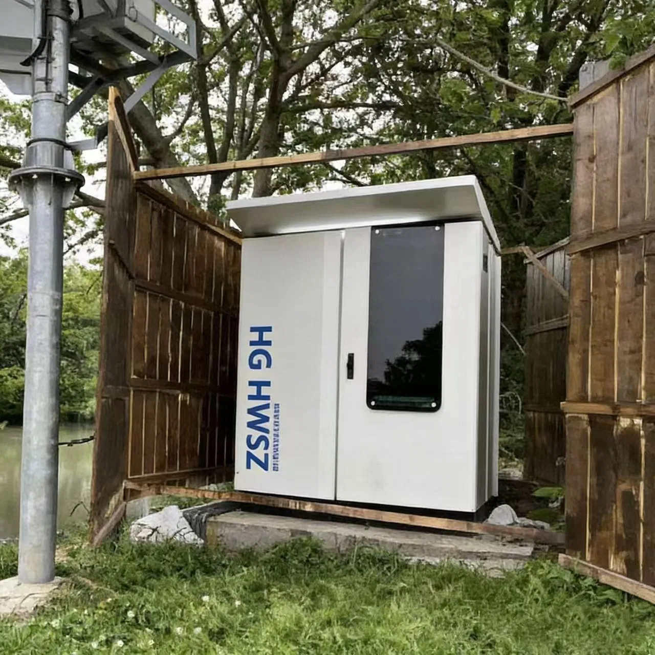 Industrial-grade water quality monitoring station - National standard method detection - Outdoor integrated online monitoring system HG HWSZ S100