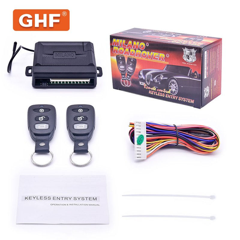 One Way Remote Lock Central Pke Alarm Remote Door Lock Unlocking Car Keyless Entry System