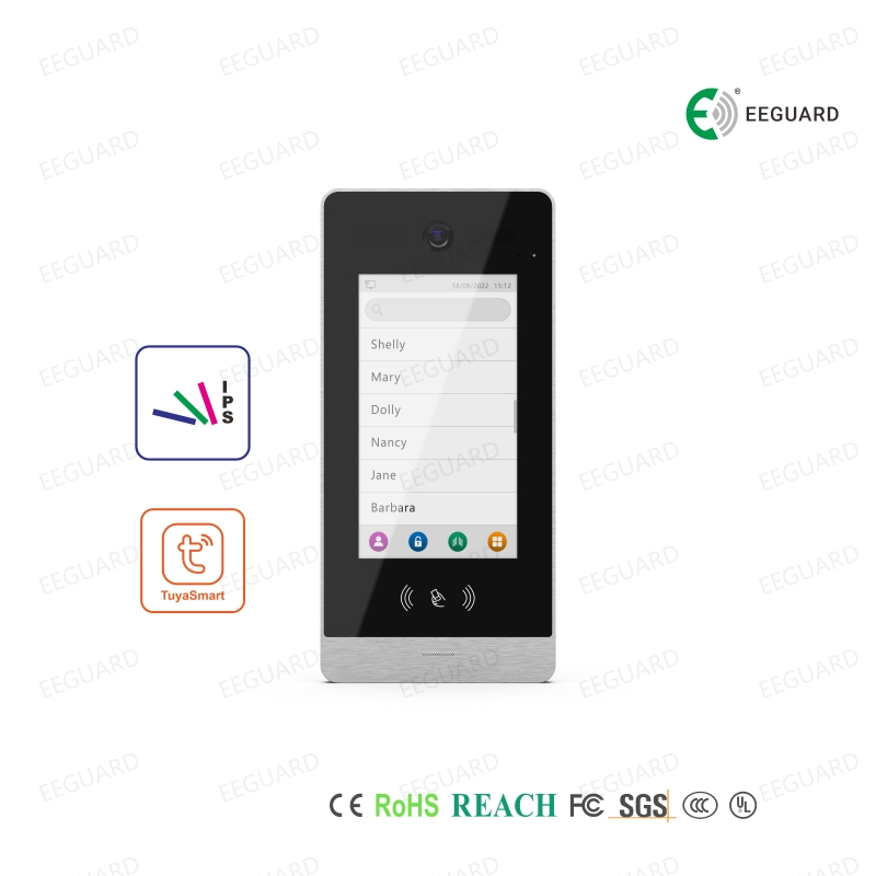 IP Video Doorphone Intercom System with 7" Touchscreen and HD Camera