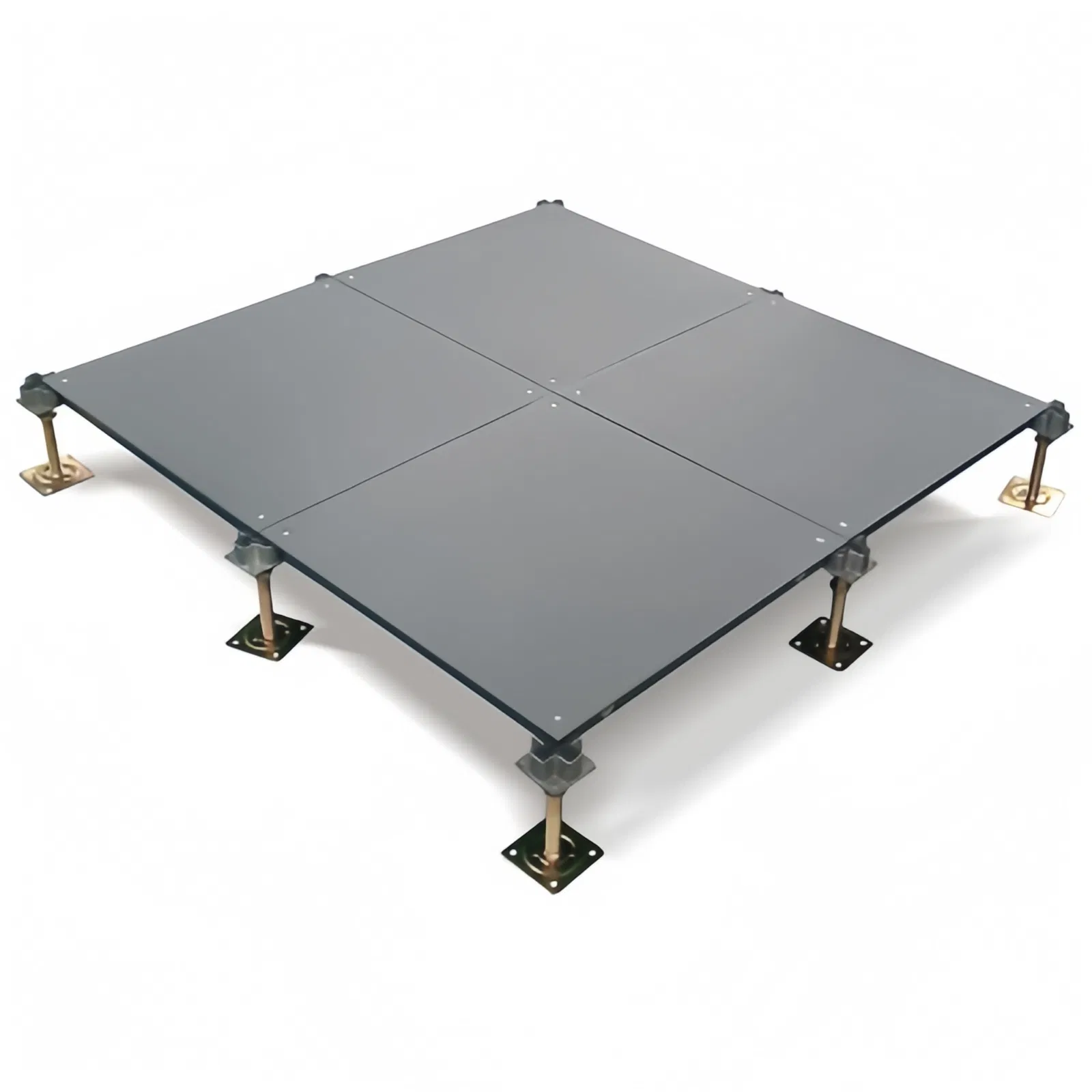 Steel Raised Access Floor System: Cement-Filled, High-Strength &amp; Available in Carpet/Rubber/Stone/Ceramic Surfaces