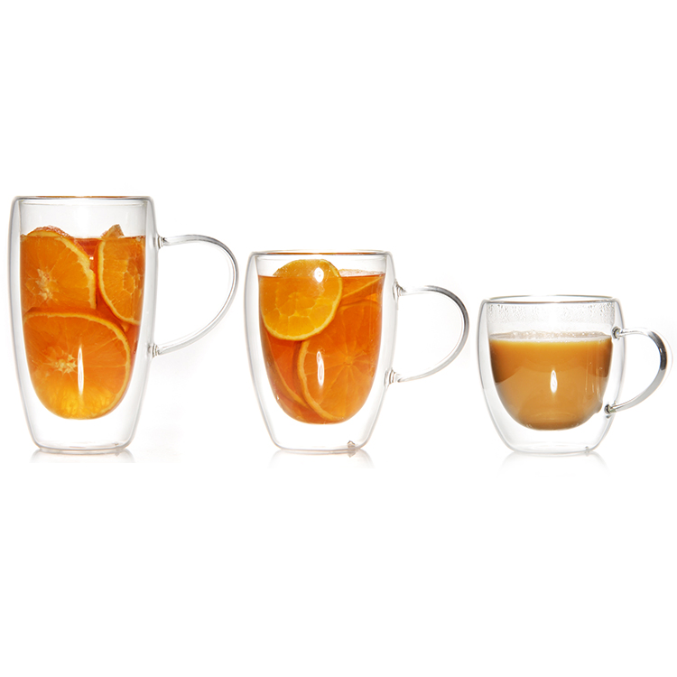 Customized Shape 200ml 7oz Double Wall Double Wall Drinkware for Supermarket