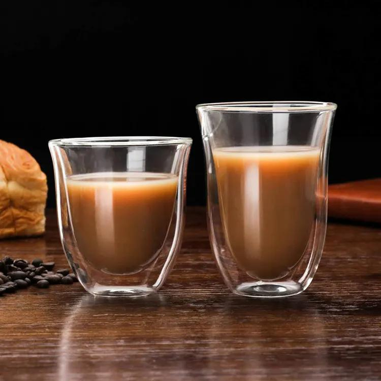 Tumbler Luxury Coffee Cups Double Wall Glass Tea Cups Glass Drinkware