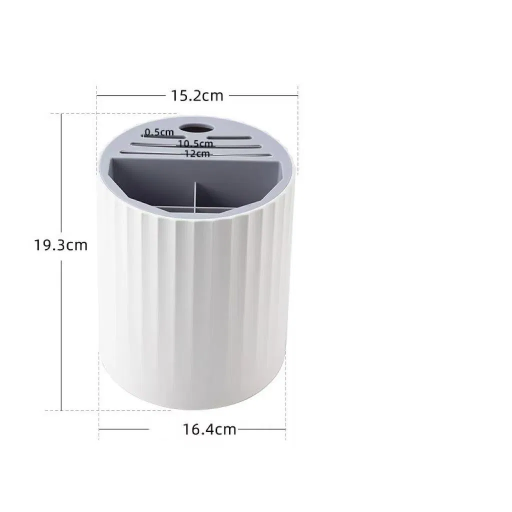 Top-Rated Multi-Functional Kitchen Organizer-Rotating Knife &amp; Cutlery Rack for Utensils, Chopsticks