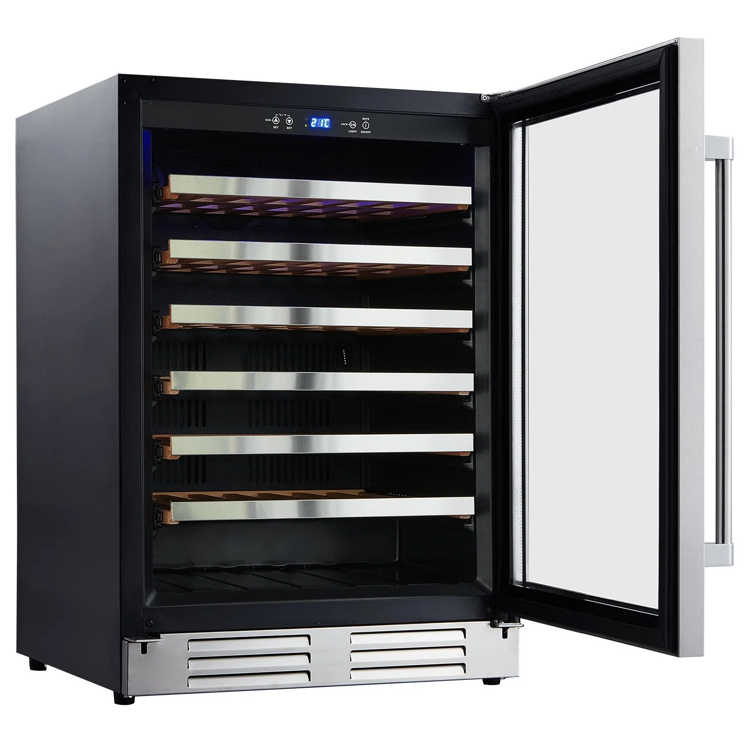 135L 54 Bottles Single Zone Household or Commercial Wine Refrigerator Cooler