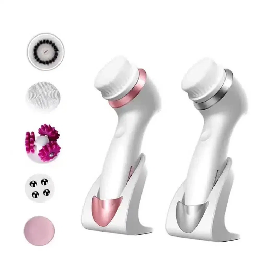 6 in 1 Electric Facial Skin Care Massager Blackhead Cleaning Tools